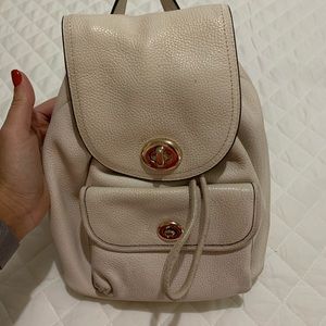 COPY - Coach Mini Turnlock Rucksack Leather Backp…